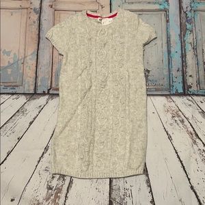 H&M Girl’s Sweater Dress, Light Gray, Size 6-8
